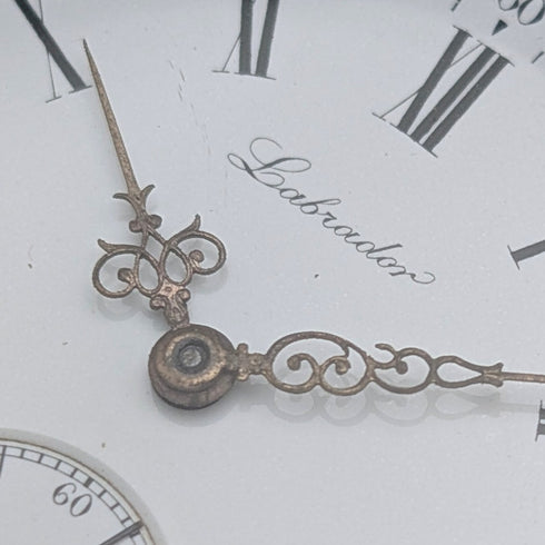 19世紀末 古董 LABRADOR(歐米茄) 懷錶 浮雕雕刻 開面 良好運作